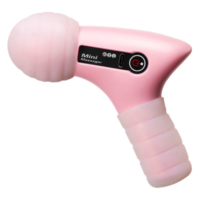 Mini fascial pistola masajeador doméstico máscara de cuello agarrar hombres y mujeres relajación muscular portátil eléctrica transfronteriza mini fascial pistola