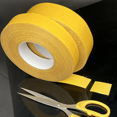 Thick Adhesive Mesh Double-Sided Tape Yellow fiberglass Double-sided Tape EVA Seal Tape Double-Sided Adhesive Backing