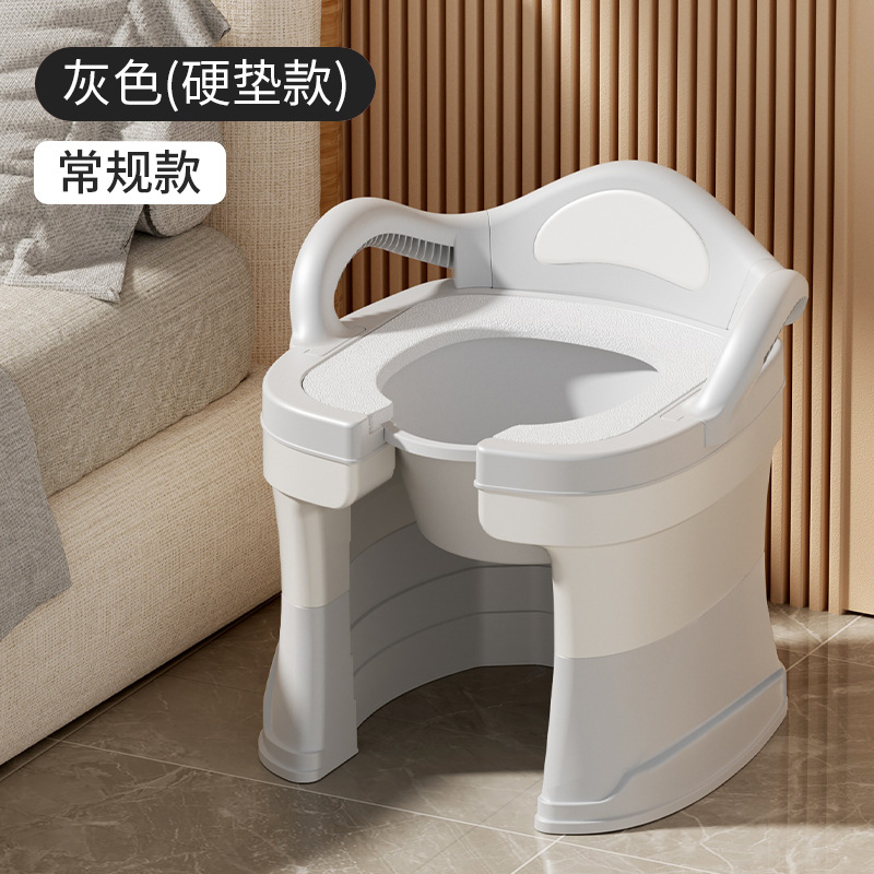 Silla Inodoro Portátil para Baño de PP Antideslizante para Ancianos y Embarazadas image 21