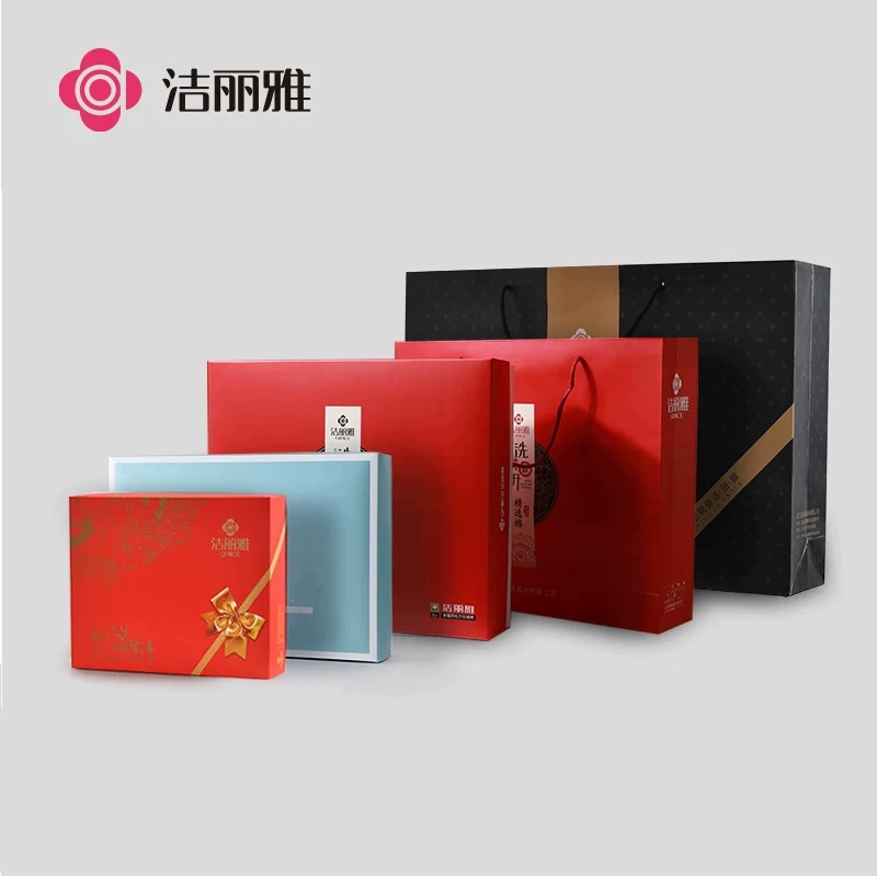 Jie Liya подарочная коробка упаковка хлопчатобумажное полотенце подарочная коробка упаковочная коробка прозрачная упаковочная сумка должна быть заказана с полотенцем