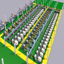 注塑机中央供料供水供气自动上料系统吹塑机中央自动上料系统安装