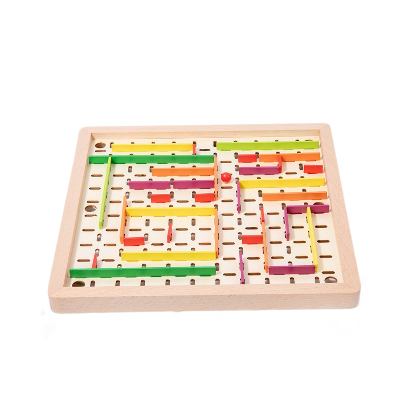 Desmontaje transfronterizo laberinto combinado juguete puzzle infantil educación temprana juegos de mesa para niños y niñas pensamiento creativo madera