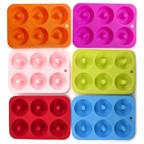 Sanxin 4-6-8 donut silicone mold DIY chocolate dessert baking round biscuit grinding tool