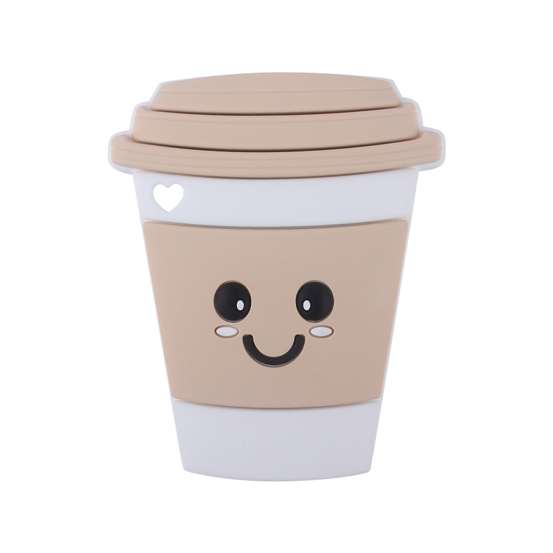 Suministros para bebés de dibujos animados taza de silicona teether creativo bebé silicona mordedura pegamento molar juguete teether nuevo