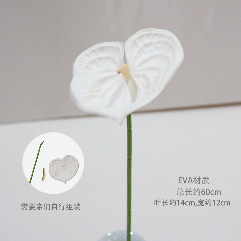 Material de flor de boda blanco brumoso artificial Misty Wedding Hall decoración camino plomo arreglo de flores techo flor artificial Flor de plástico