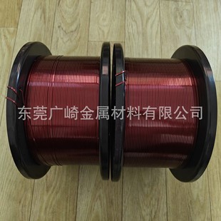 2*4 EIW-180 grade enamelled flat copper wire-Dongguan-Jieyang-QZYB-1 red copper enamelled flat row electronic coil