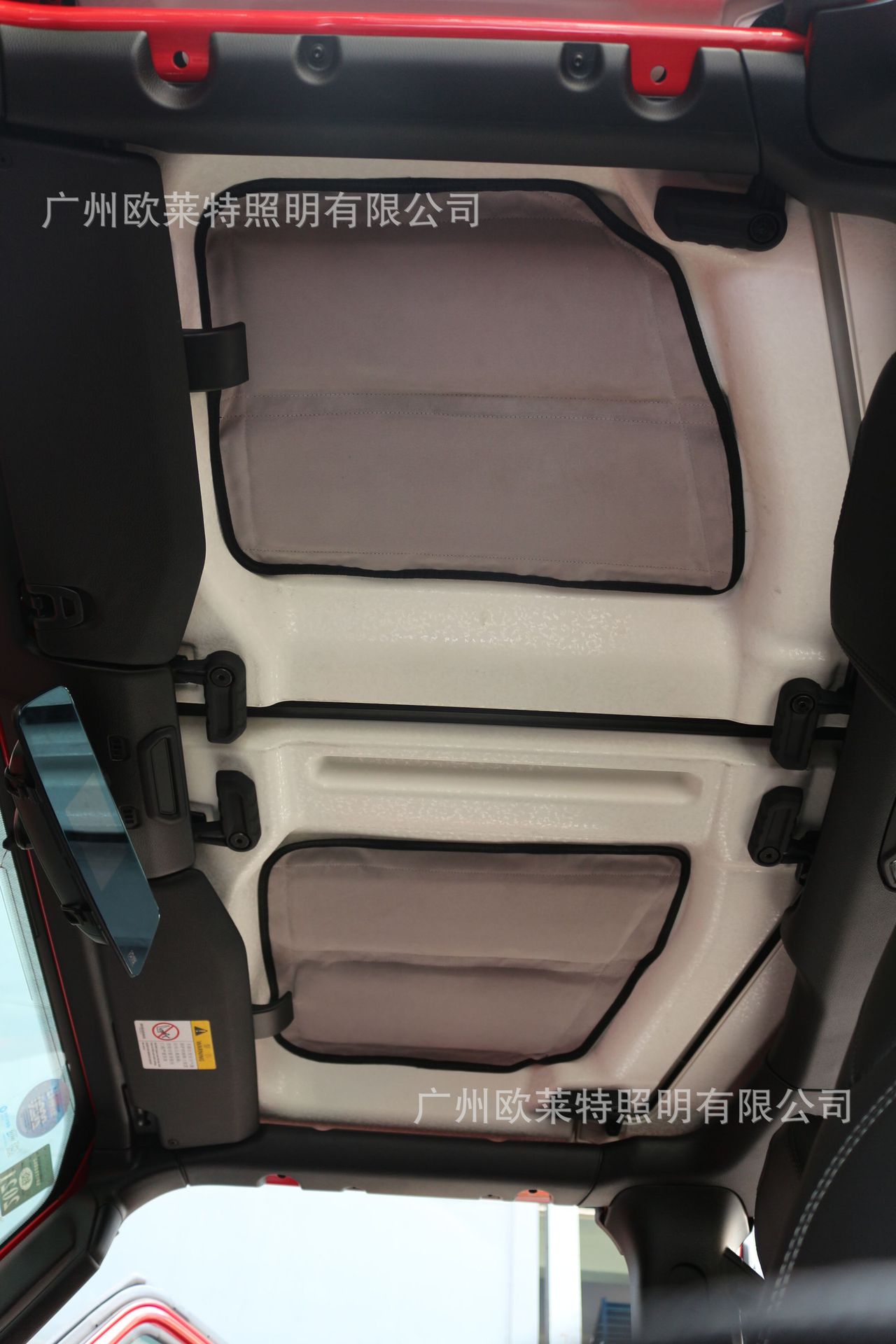 Suitable for jeep jeep 18-22 Wrangler 4-door roof insulation cotton roof insulation ceiling sound insulation board