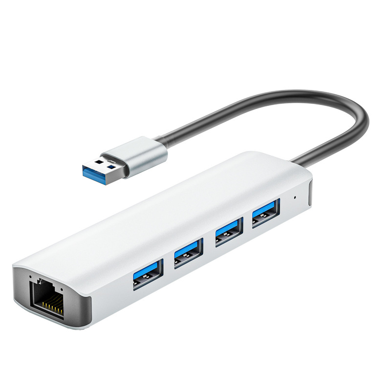 7-in -1 docking station computer type c to hub3.0 100 gigabit network card SD TF card reader PD charging HDMI