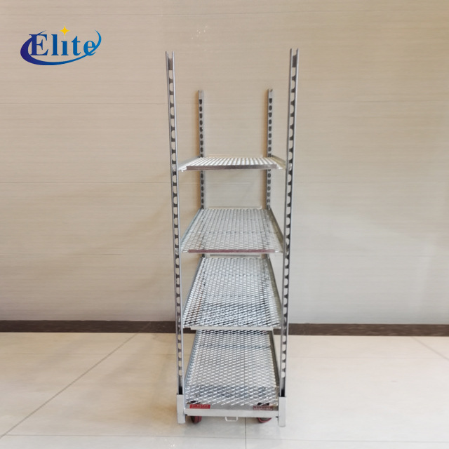 青岛伊莱特厂家推荐盆栽种植架子， 花卉周转台车 种苗周转运输架