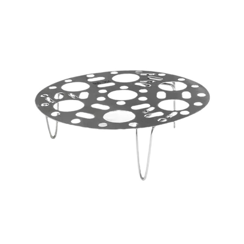 Stainless steel water-blocking steam rack for household foldable…