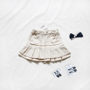 Cross-Border Ankrt Autumn and Winter Japanese Style Girls' Sweet Double-Layer Lace Denim Skirt Versatile Cute Puffy Short Skirt
