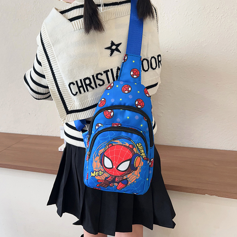New children's chest bags with trendy and cool prints, single-shoulder bags, perfect for boys' casual outings, and wholesale crossbody bags undefined