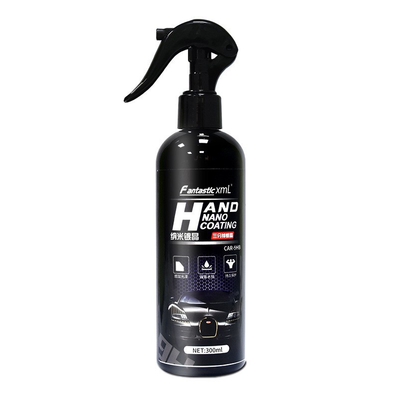 Agente de recubrimiento de acción rápida para coches, spray nano cristalino para pintura de coches, recubrimiento cristalino en spray, líquido para encerar, cera para coches, transfronterizo.