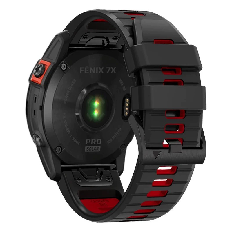 Подходит для Jiaming Fenix7x/6X/945/3HR/MK2 быстрая разборка двухцветный силикон 22/26мм сменный ремешок