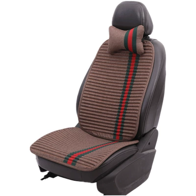 Cool pad: Linen Car Seat Cushion Single Piece