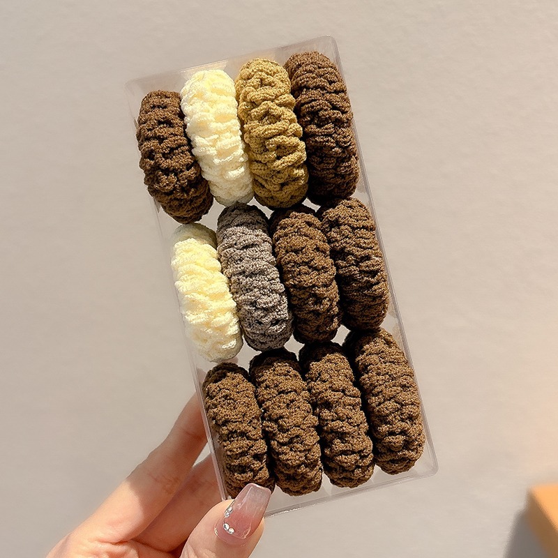 Cauda de caballo alta no colapsar cuerda de cabeza de niñas de alto nivel anillo de cabello red red 2024 nueva correa de goma de alta elasticidad cabello de cabello