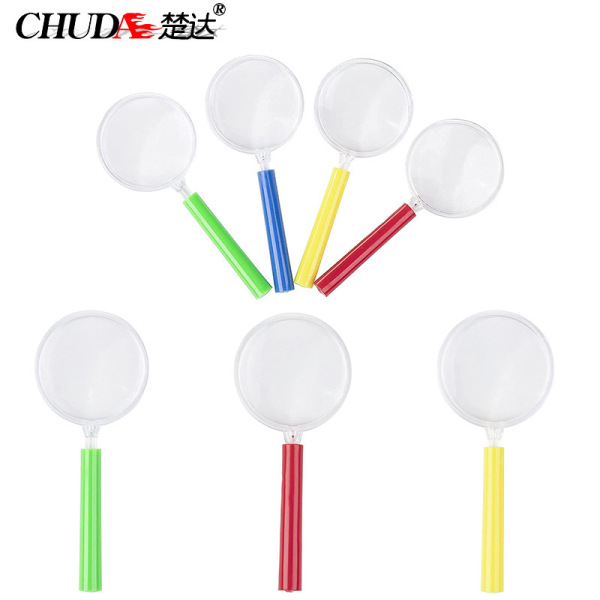 Acrylic handheld magnifying glass