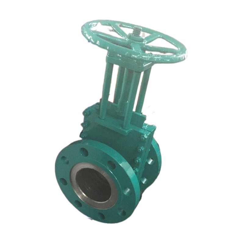 WFZ矿浆阀 套内部设有自清洁阀板刮刀防止阀板表面结块