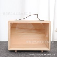 工厂批量定制中秋礼盒长方形实木木盒伴手礼收纳包装盒子雕刻工艺