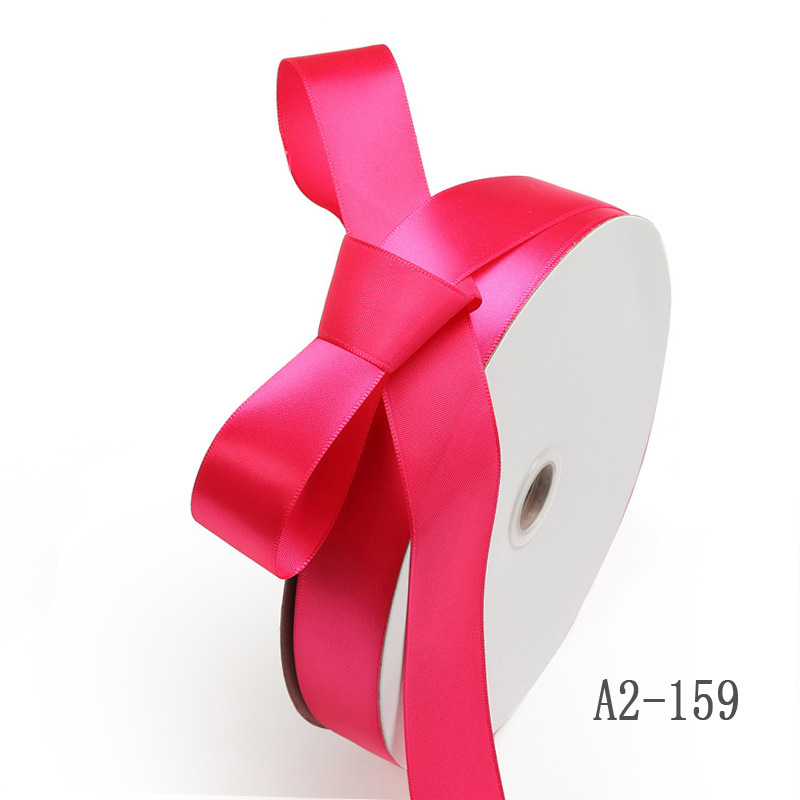 Poliéster cinta arco flor arte paquete seda cinta embalaje Decoración Accesorios caja regalo embalaje cinta al por mayor