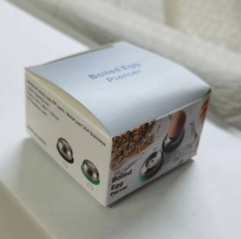 304 ステンレス鋼の卵穴あけツールニードルエッグマシンプラスチックベース手動ゆで卵穴あけツールキッチンツール|undefined
