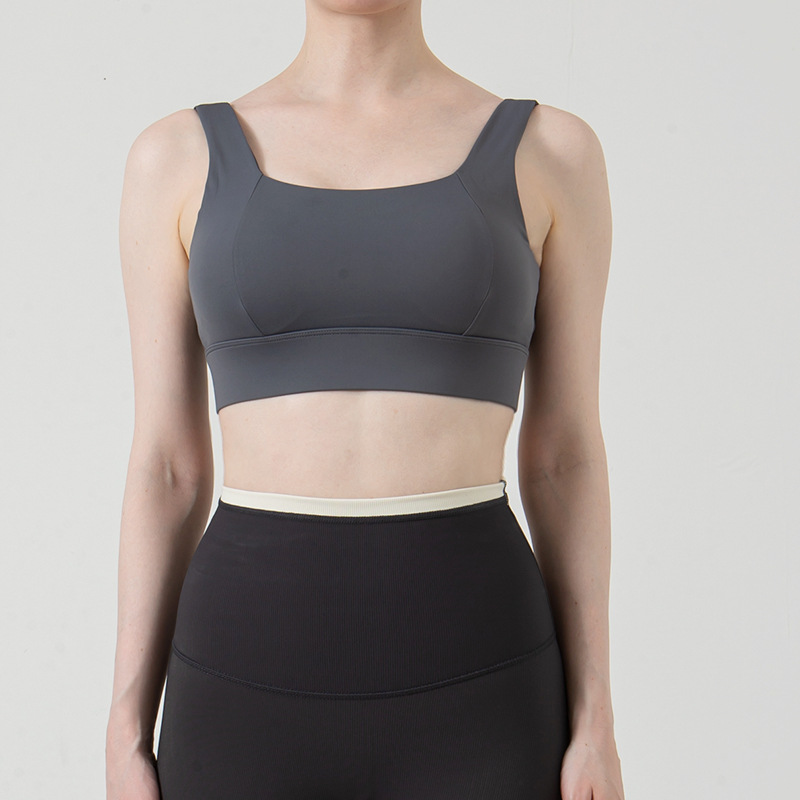 健身女孩防震聚拢运动内衣收副乳跑步定型薄透气背心外穿瑜伽文胸