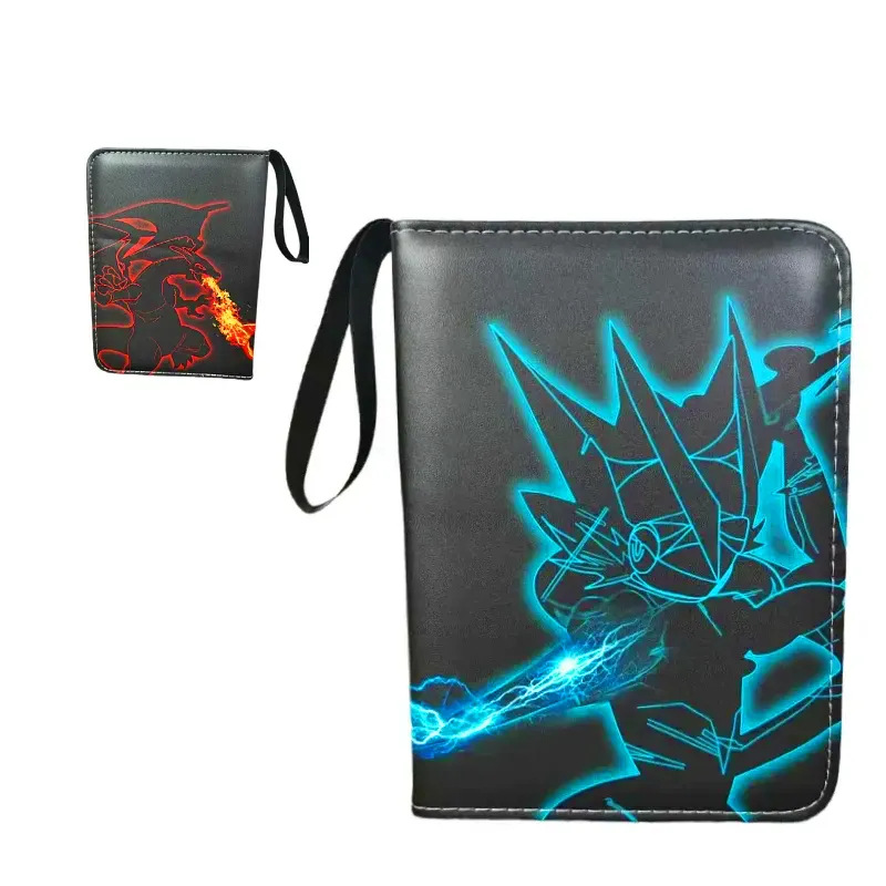 FUENTE fabricante en stock suministro baokemeng juego tarjeta colección libro Magic Baby Tarjeta de cremallera libro de almacenamiento