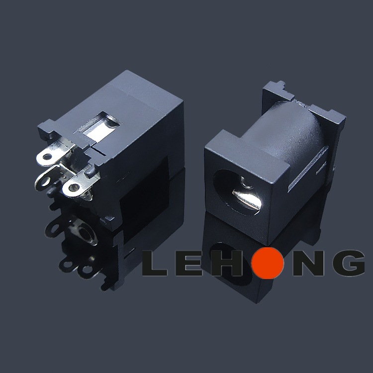 DC-012HP-20短脚带双定位/耐高温铜环保/DC电源插座/直流DC插座