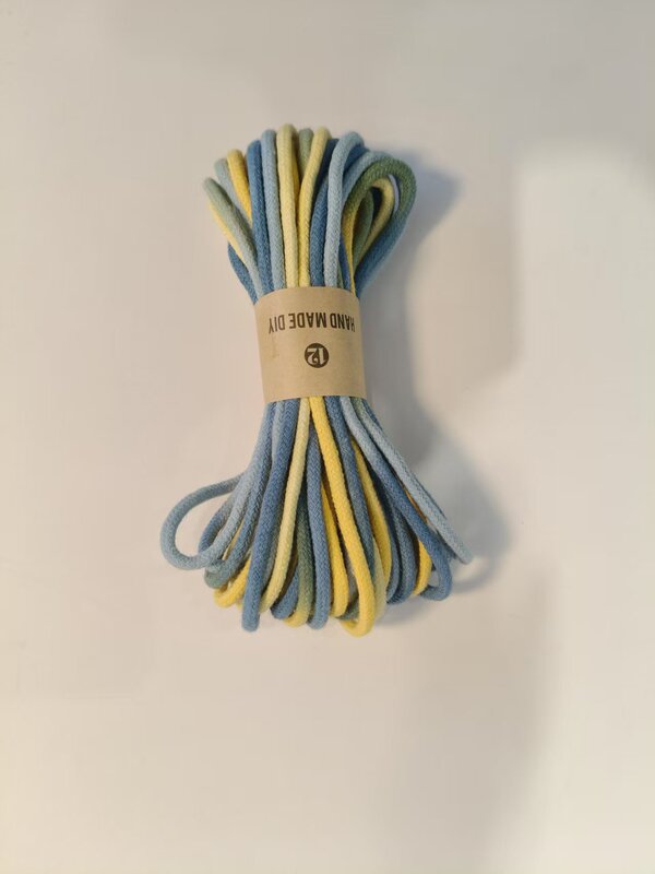 手工diy编织棉绳饰品工艺品钥匙扣配件渐变色编织绳棉线段染|undefined