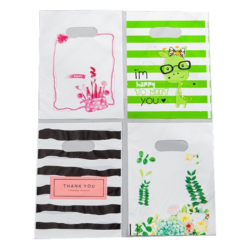 Bolsa de plástico directa de fábrica bolsa de embalaje bolsa de regalo de compras Portátil Bolsa De Joyería cosmética bolsa de ropa personalizada image 1