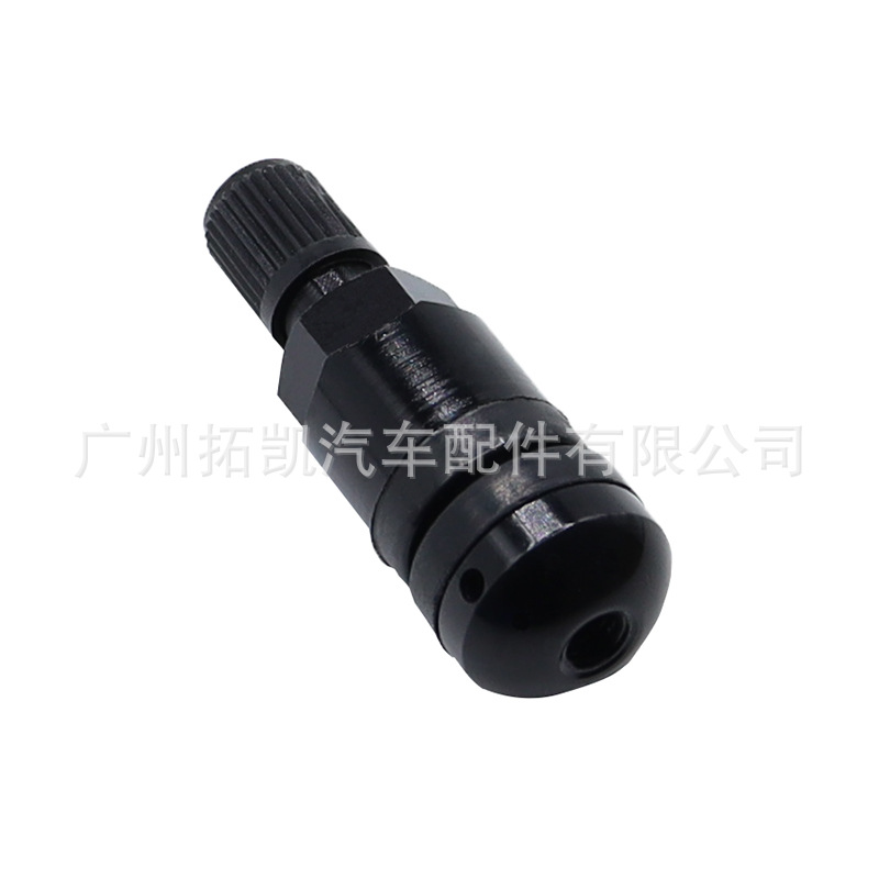 Adecuado para Audi VW negro válvula de válvula sensor de monitoreo de presión de los neumáticos sin cámara de aleación de aluminio accesorios de la boquilla de aire
