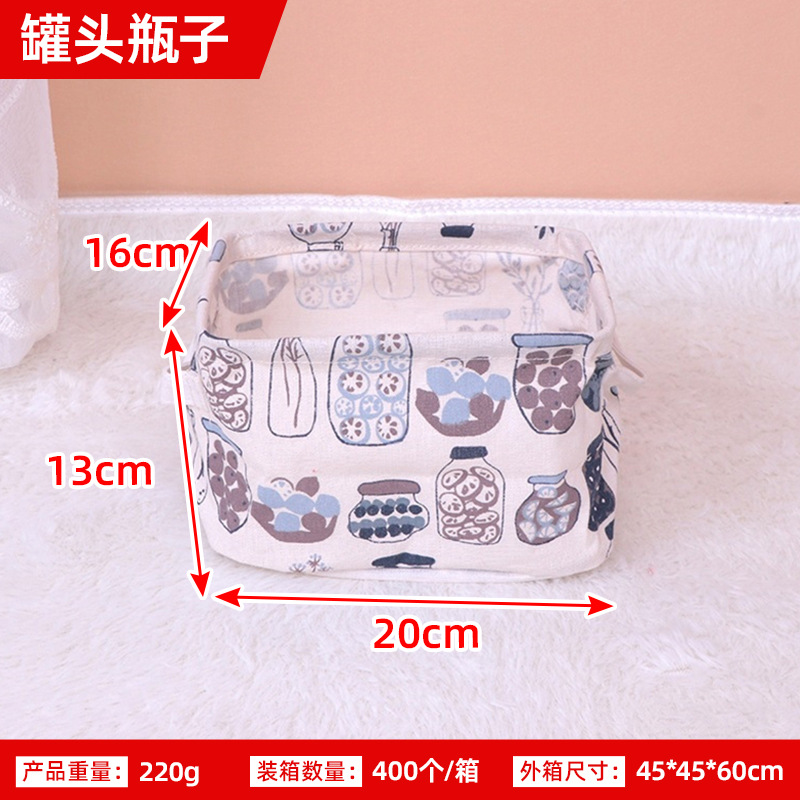 Cestas de almacenamiento de algodón y lino casero franqueo pequeño creativo, cestas de almacenamiento de tela, cestas de almacenamiento de tela, cestas de almacenamiento