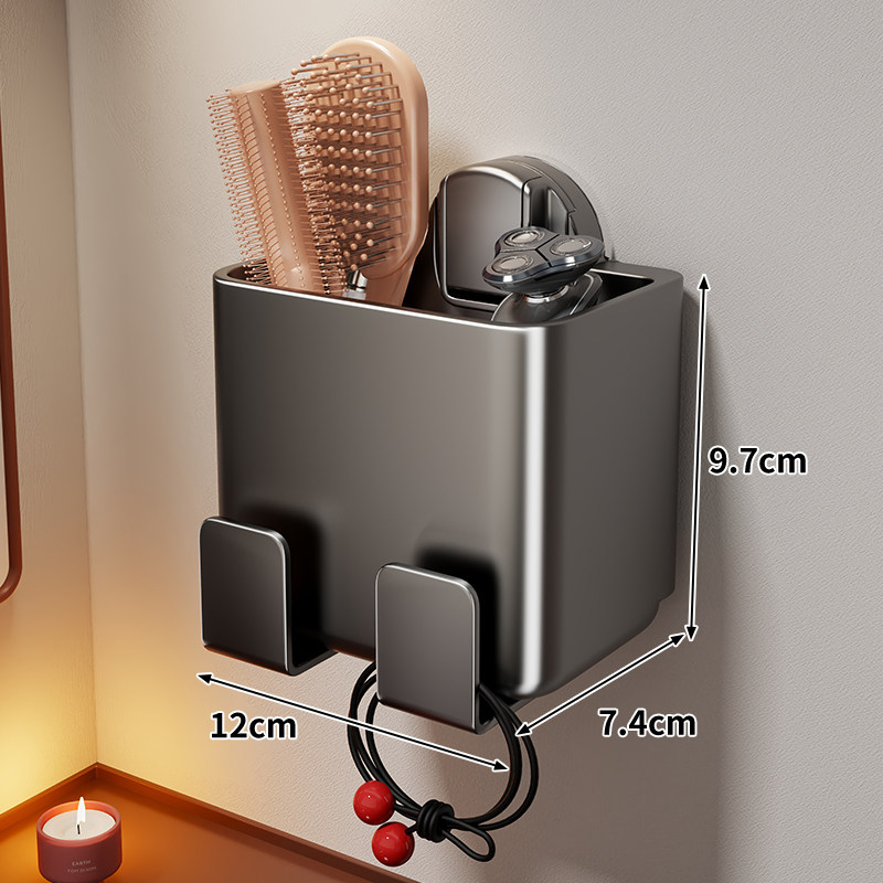 Organizador de Cepillos de Dientes de Pared Sin Perforación para Baño