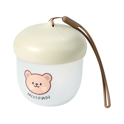 Carefully selected children's milk breakfast cup, student portable cup, portable plastic water cup, high-looking pine cone cup gift