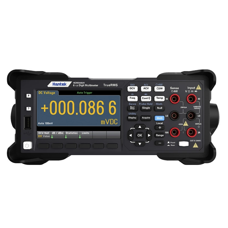 Высокоточный цифровой настольный мультиметр Hantek серии HDM3065 с пятью с половиной и шестью с половиной цифрами