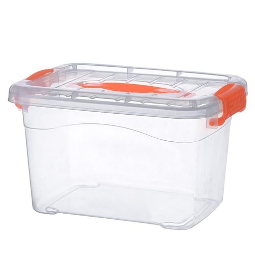 大号水箱储水箱透明加厚长方形养鱼箱方桶带盖塑料周转箱家用蓄水