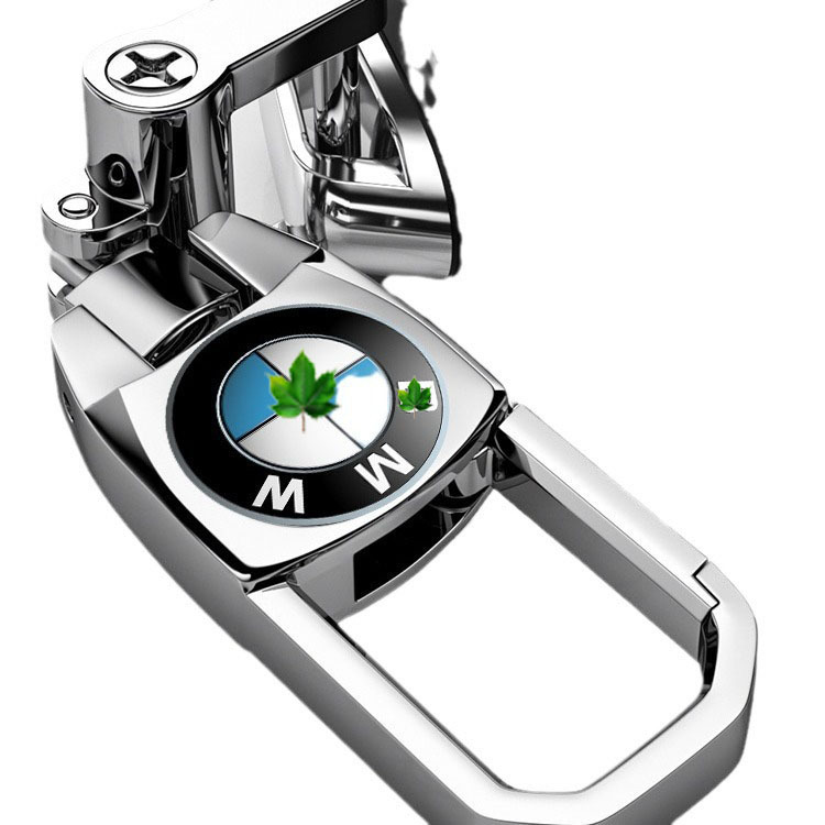 Llavero del coche Logotipo del coche colgante de alta gama de los hombres de metal creativo llavero de la cintura del coche colgante