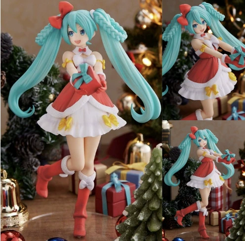 Фигурка Hatsune Miku, ПВХ, ~23 см — варианты Sakura и Cinderella в коробке