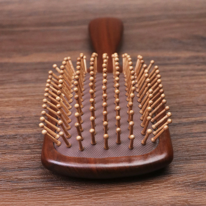 天然ゴールデンサンダルウッドエアクッションエアバッグコーム木製ヘアコーム頭皮マッサージコームアウトドア用品木製コームギフトボックス|undefined