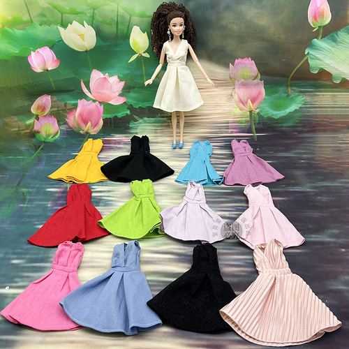 Doll dressing dress height 29cm babi skirt toys 6 cents doll clothes and costumes exclusive supply