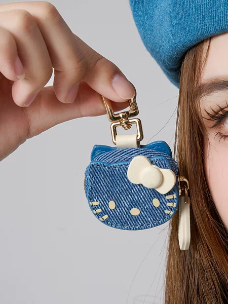 In-Stock New Colorful Kt Cat Bag Pendant Gift for Girls and Best Friends, Cute Cartoon Earring Storage Pouch