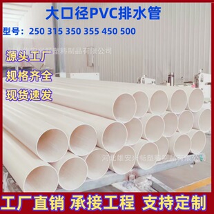 PVC��ˮ�ܴ�ڏ�350/355/400/450/500�Ӻ��������۹܏S����ˮ�F؛