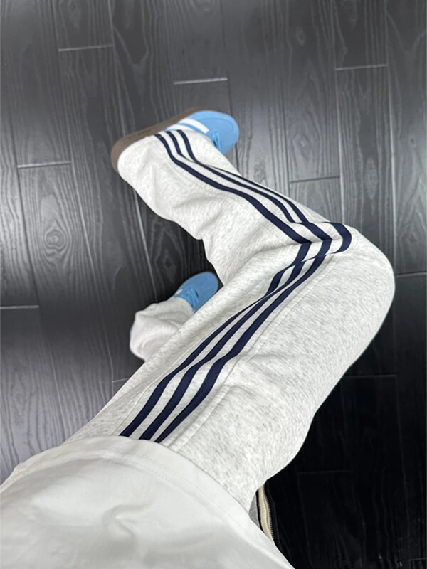 Cleanfit Striped Sports Sweatpants Men's Autumn American Trendy High Street Straight-Leg Running Fitness Long Pants