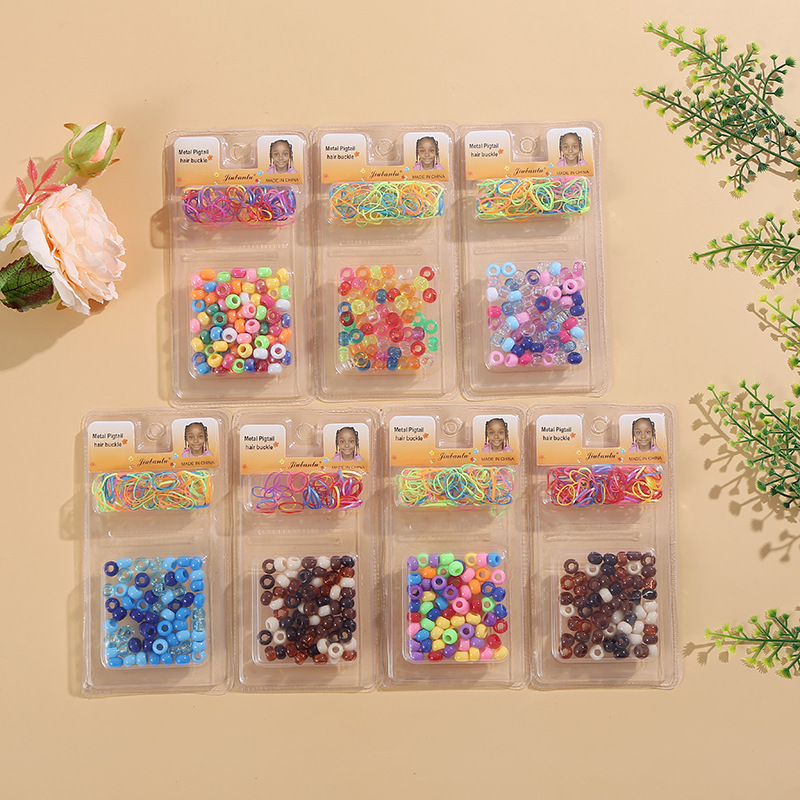 New Style Wig Dreadlock Accessories Beaded Hair Clips Hair Ties African Dreadlock Braiding Accessories Headwear Hair Accessories Wholesale