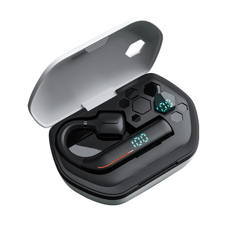 新しいハイエンドワイヤレス Bluetooth ヘッドセット耳掛け AI 音声制御レポート名非インイヤーチャンネルドロップシッピング|undefined