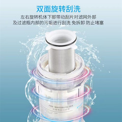 Automatic Rotation Backwashing Pre-filter Central Water Purification Copper Household High-flow Water Purifier