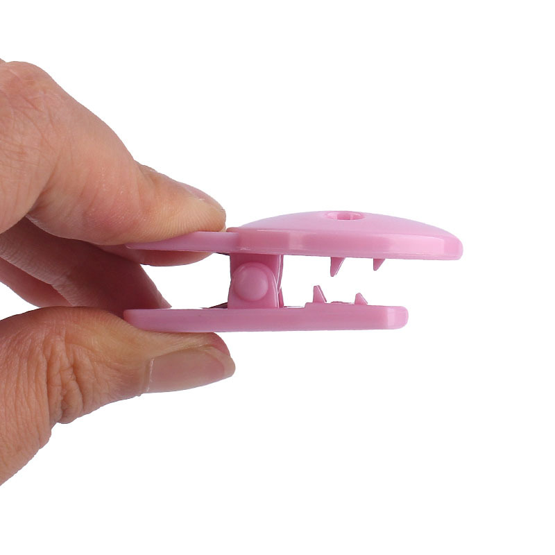 DIY nuevo bebé chupete cadena pañuelo cadena accesorios suministros infantiles chupete plástico cadena clip redondo