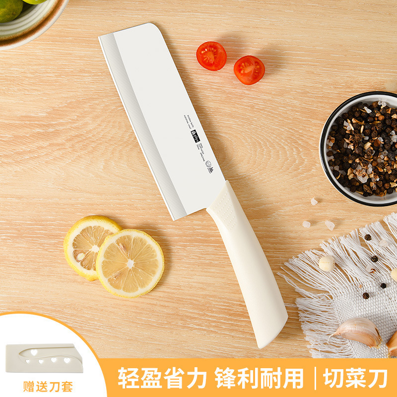 1 utensilios de cocina de alimentos suplementarios cuchillo de frutas de cocina combinación de cuchillo de cocina set de cuchillo de mesa de cocina 2 - en - 1 piezas de tabla de cortar gratuitas