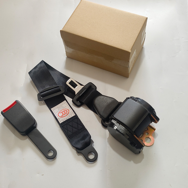 Car Seat Belt for Passenger and Cargo Vehicles, Driver and Passenger Side, Diagonal Shoulder Type, Automatic Retracting Three-Point Emergency Locking Seat Belt