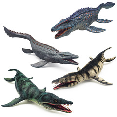 Cross-border solid marine animal model, Mosasaurus and Tylosaurus plastic simulation submarine dinosaur children's toy